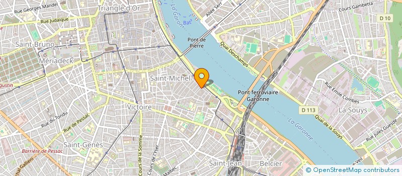 localisation de l'entreprise SCI LA BELLE ETOILE  BORDEAUX