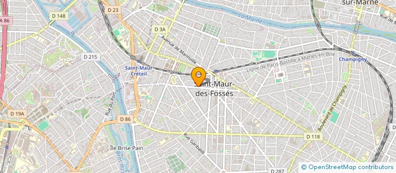 localisation de l'entreprise SCI LA BELLE ETOILE à SAINT-MAUR-DES-FOSSES