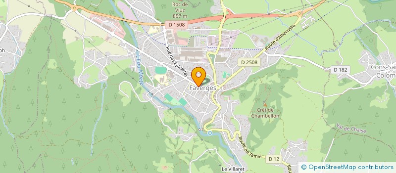 localisation de l'entreprise SCI LA BELLE ETOILE  FAVERGES-SEYTHENEX