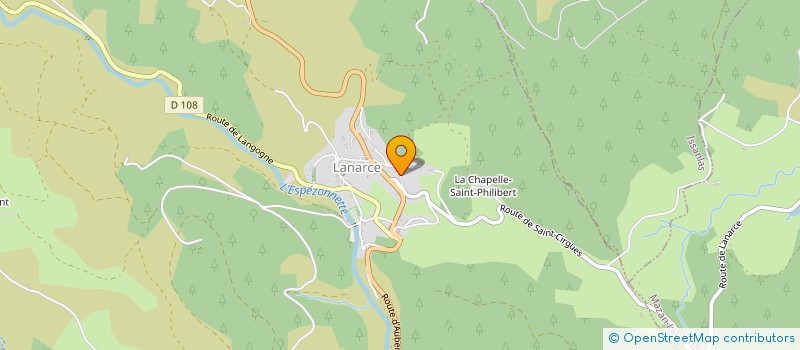 localisation de l'entreprise SCI LA BELLE ETOILE  LANARCE