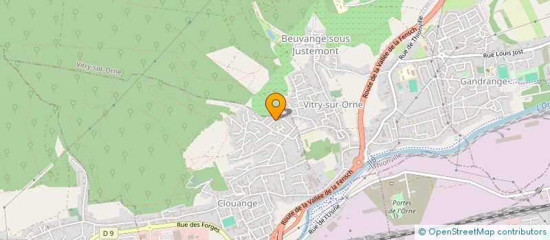 localisation de l'entreprise SCI LA BELLE FONTAINE  CLOUANGE