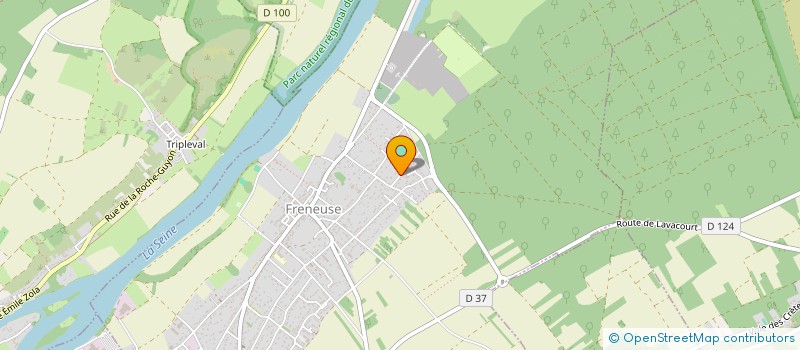 localisation de l'entreprise SCI LA BELLE GAULE  FRENEUSE