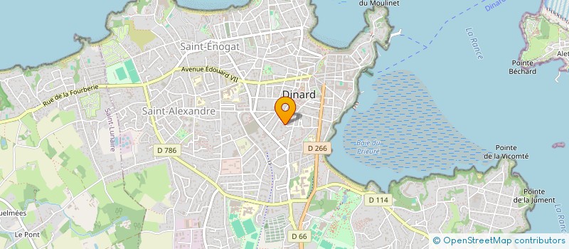 localisation de l'entreprise SCI LA BELLE IDEE  DINARD