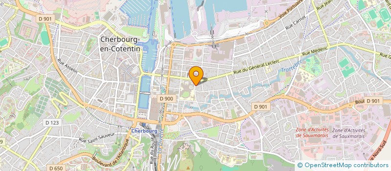 localisation de l'entreprise SCI LA BELLE JARDINIERE à CHERBOURG-EN-COTENTIN