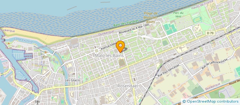 localisation de l'entreprise SCI LA BELLE MALOUINE à DUNKERQUE