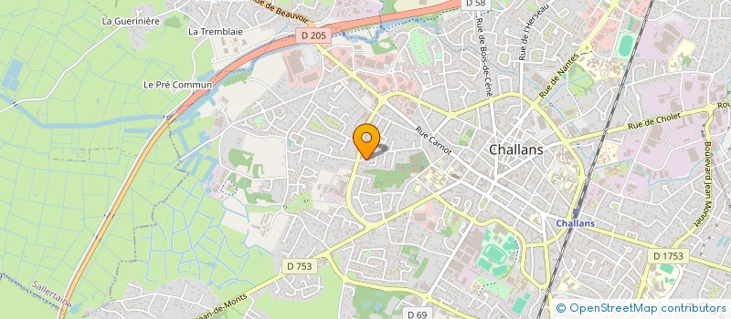 localisation de l'entreprise SCI LA BELLE MONTOISE à CHALLANS
