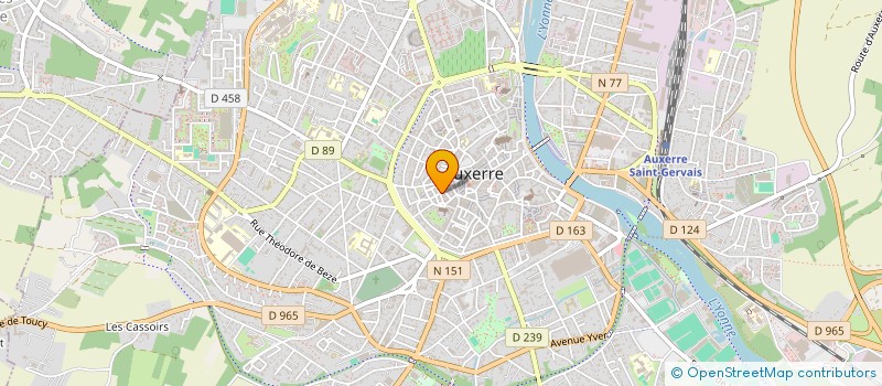 localisation de l'entreprise SCI LA BELLE PIERRE à AUXERRE
