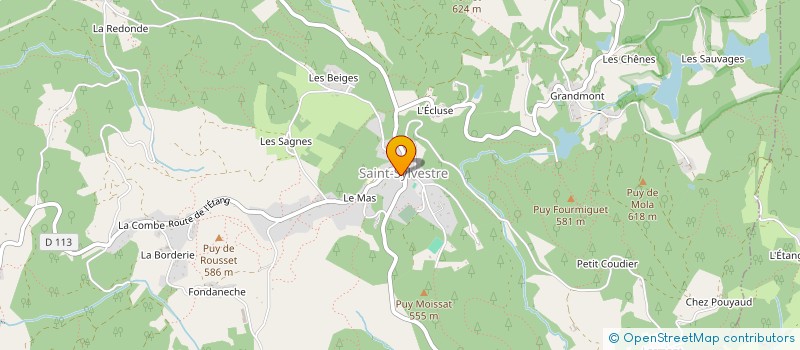 localisation de l'entreprise SCI LA BELLE PIERRE  SAINT-LAURENT-LES-EGLISES