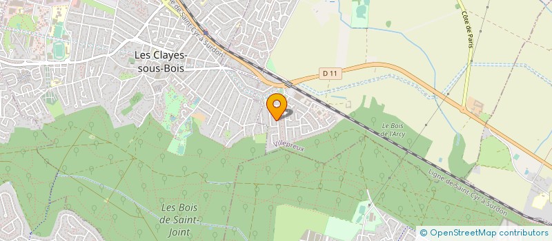 localisation de l'entreprise SCI LA BELLE PLANQUE  VILLEPREUX