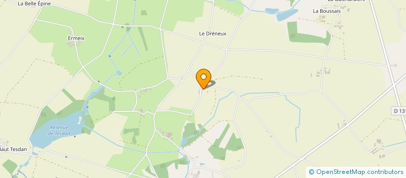 localisation de l'entreprise SCI LA BELLE THOMERAIS  AVESSAC