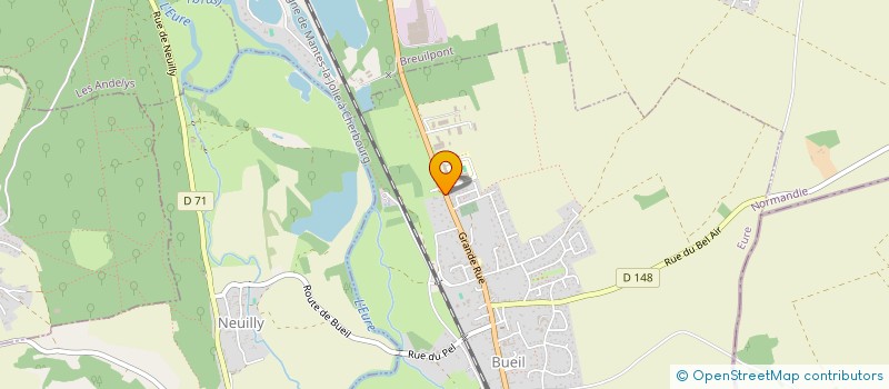 localisation de l'entreprise SCI LA BELLE TROUVILLAISE  BUEIL