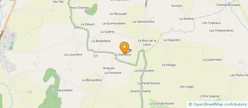 localisation de l'entreprise SCI LA BELLE VACHERIE à APPENAI-SOUS-BELLEME