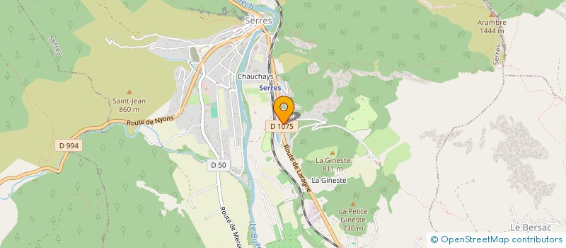 localisation de l'entreprise SCI LA BELLE VERTE  SERRES