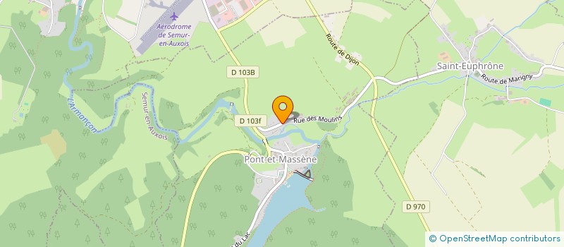 localisation de l'entreprise SCI LA BELLE VIE  PONT-ET-MASSENE