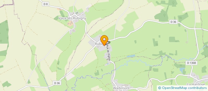 localisation de l'entreprise SCI LA BELLE VIE  RUBIGNY