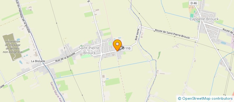 localisation de l'entreprise SCI LA BELLE VUE  SAINT-PIERRE-BROUCK