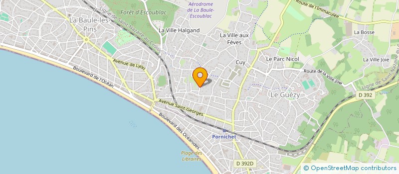 localisation de l'entreprise SCI LA BELLEGARDE  LA BAULE-ESCOUBLAC