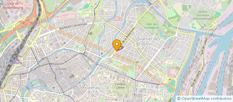 localisation de l'entreprise SCI LA BELLEVARDE  STRASBOURG