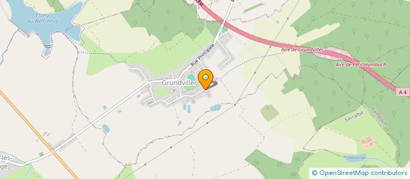 localisation de l'entreprise SCI LA BELLEVUE  GRUNDVILLER