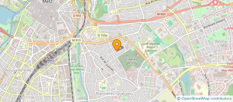 localisation de l'entreprise SCI LA BELLEVUE  METZ