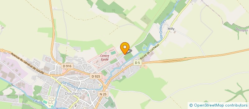 localisation de l'entreprise SCI LA BELLEVUE  DOULLENS