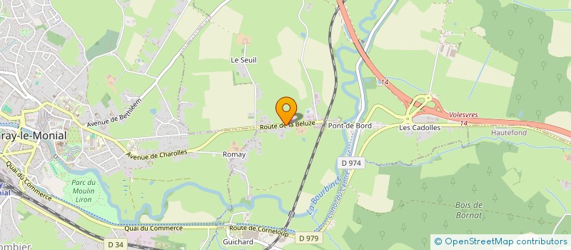 localisation de l'entreprise SCI LA BELUZE  VOLESVRES