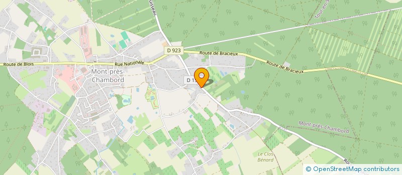 localisation de l'entreprise SCI LA BELVINIERE  TOUR-EN-SOLOGNE