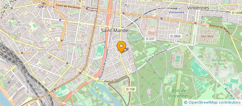 localisation de l'entreprise SCI LA BEMDI à SAINT-MANDE