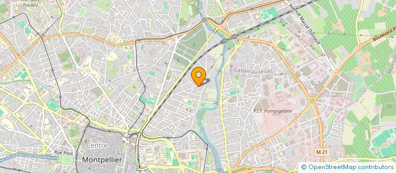localisation de l'entreprise SCI LA BENOUE à MONTPELLIER