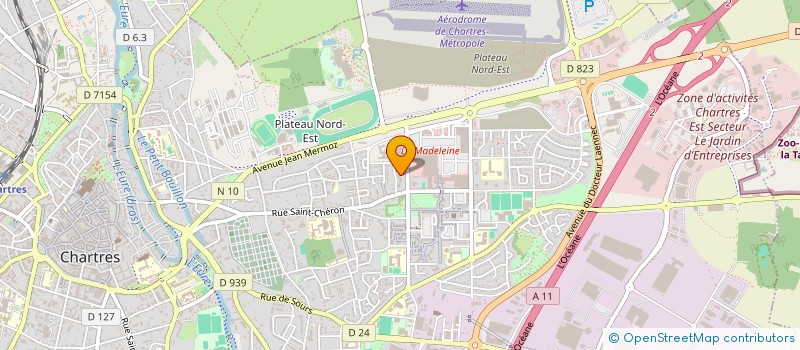 localisation de l'entreprise SCI LA BEQUILLE à CHARTRES