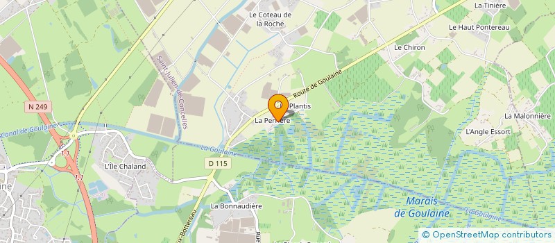 localisation de l'entreprise SCI LA BERANGERAIS  SAINT-JULIEN-DE-CONCELLES