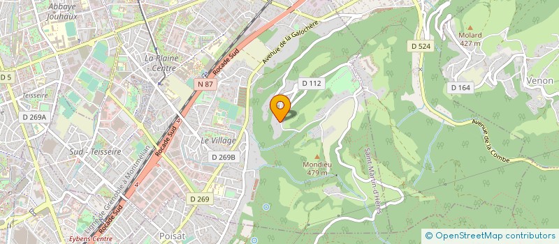 localisation de l'entreprise SCI LA BERANGERE  SAINT-MARTIN-D'HERES