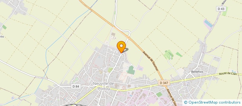 localisation de l'entreprise SCI LA BERANGERE  NEUVILLE-DE-POITOU