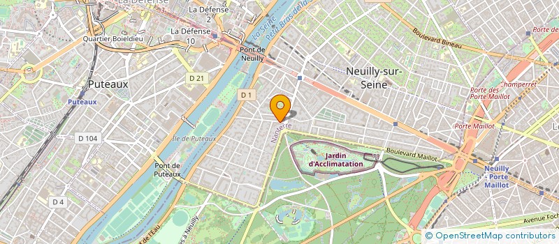 localisation de l'entreprise SCI LA BERANGERE à NEUILLY-SUR-SEINE