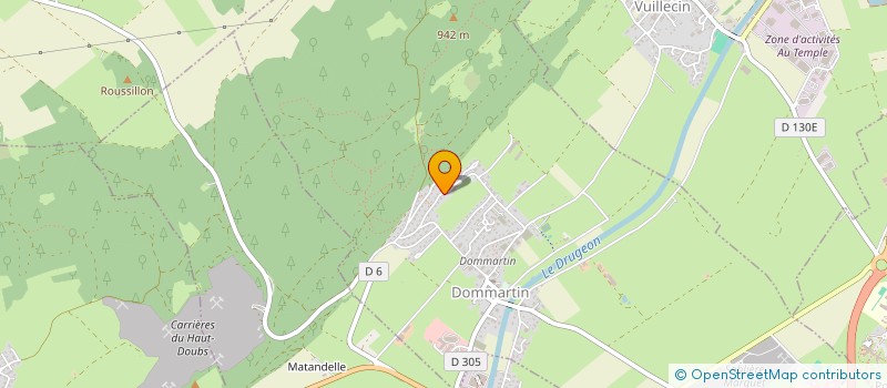 localisation de l'entreprise SCI LA BERARDE  DOMMARTIN