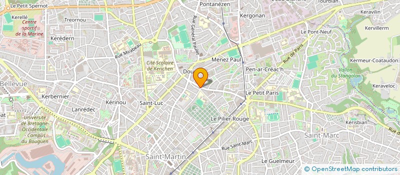 localisation de l'entreprise SCI LA BERBERE  BREST