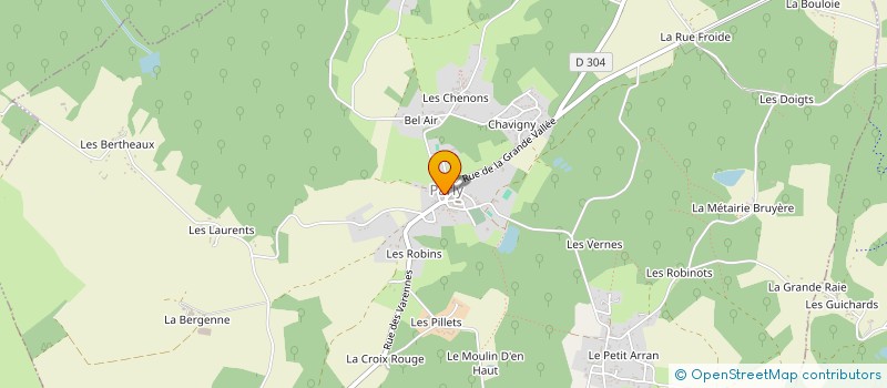 localisation de l'entreprise SCI LA BERCELIERE  PARLY