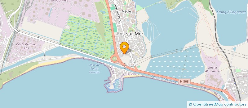 localisation de l'entreprise SCI LA BEREALE  FOS-SUR-MER