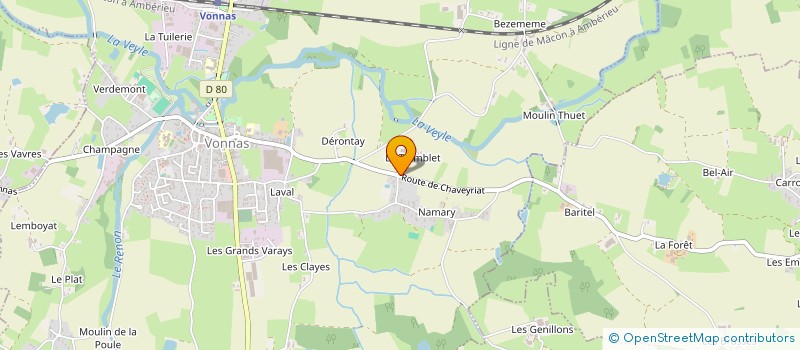 localisation de l'entreprise SCI LA BERGAMOTTE  THEIZE