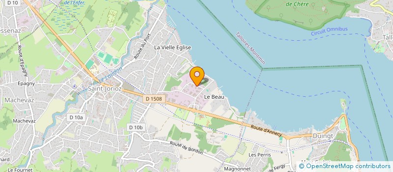 localisation de l'entreprise SCI LA BERGARETTE  SAINT-JORIOZ