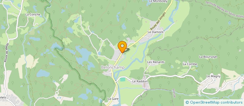 localisation de l'entreprise SCI LA BERGERAINE  MELISEY