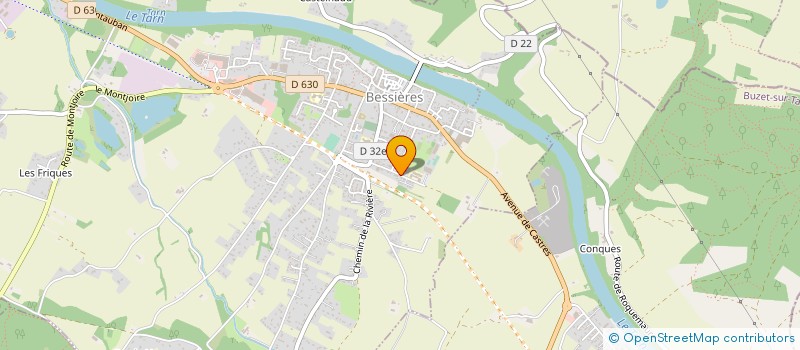 localisation de l'entreprise SCI LA BERGERE  BESSIERES