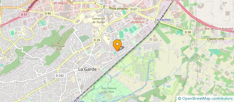 localisation de l'entreprise SCI LA BERGERE  LA GARDE