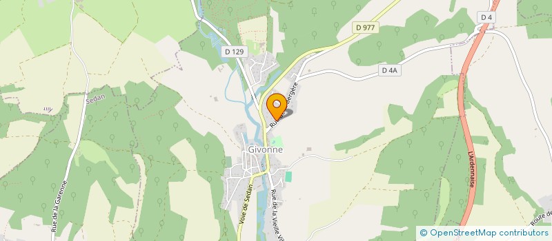 localisation de l'entreprise SCI LA BERGERE  GIVONNE