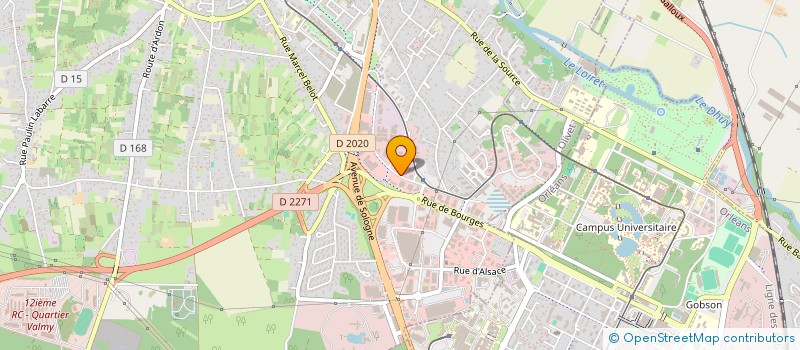 localisation de l'entreprise SCI LA BERGERESSE à OLIVET