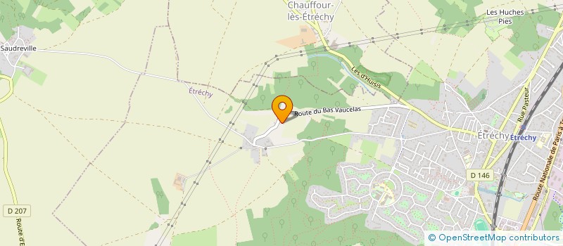 localisation de l'entreprise SCI LA BERGERIE  ETRECHY