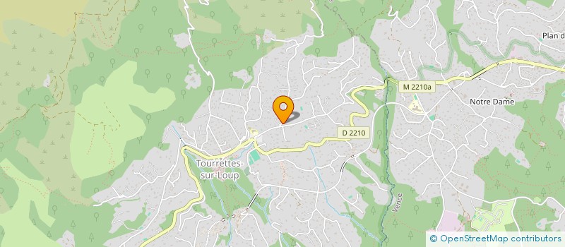localisation de l'entreprise SCI LA BERGERIE à TOURRETTES-SUR-LOUP
