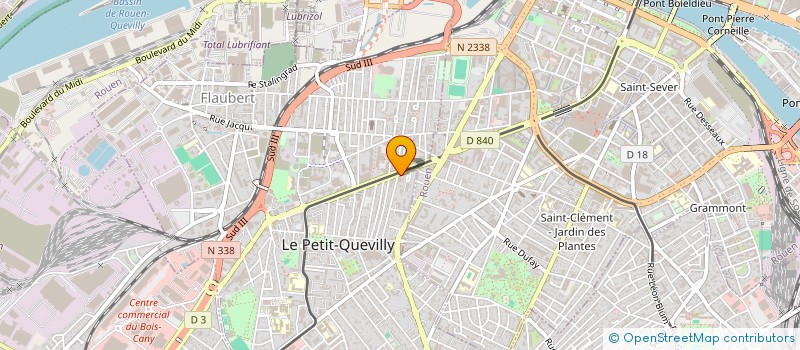 localisation de l'entreprise SCI LA BERGERIE à LE PETIT-QUEVILLY
