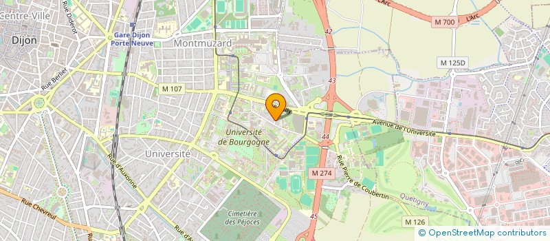 localisation de l'entreprise SCI LA BERGERIE à DIJON