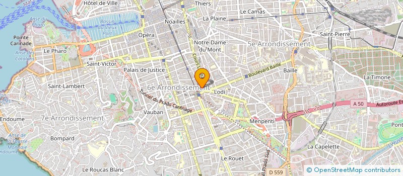 localisation de l'entreprise SCI LA BERGERIE à MARSEILLE